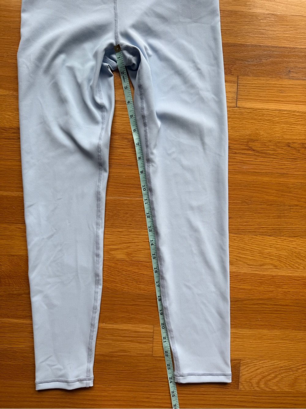 Light Blue Wilo Ribbed High Rise Leggings - Size Small - Picture 5 of 5
